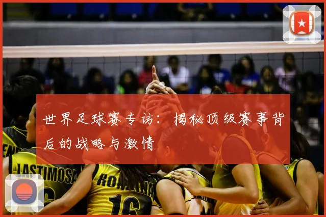 世界足球赛专访:揭秘顶级赛事背后的战略与激情